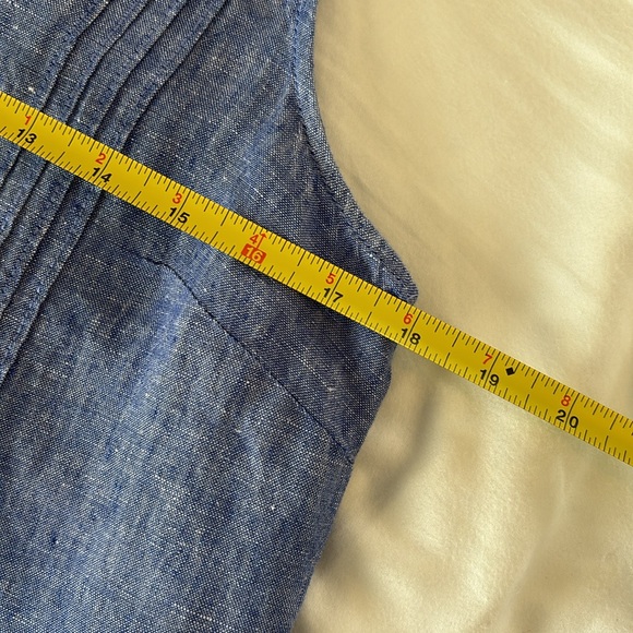 100% Linen Dress. Size Medium. - Picture 8 of 9